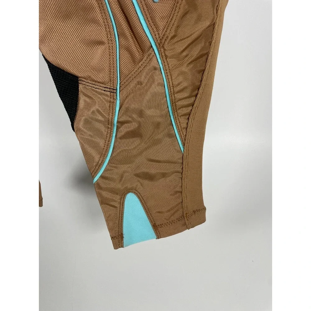 MSR Starlet Youth Motocross‎ Pants Brown Blue Floral Racing Gear Size 14 NWT